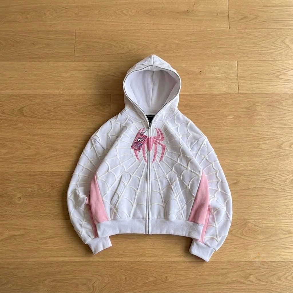 Sudadera Spiderman Streetwear con Cremallera Full-Zip